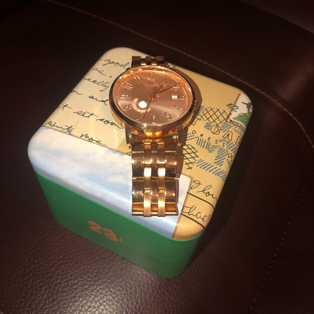 Fossil Rose Gold Watch